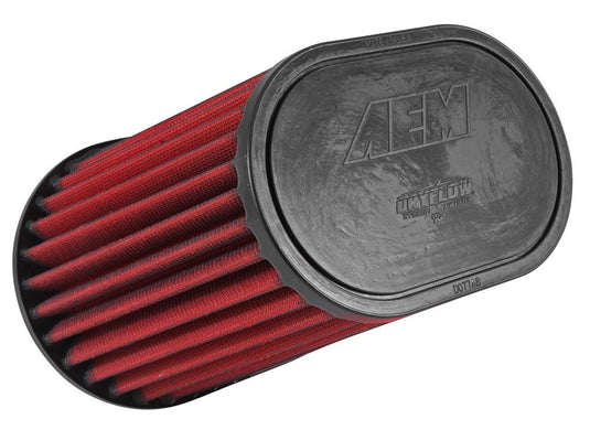 AEM Induction AEM Dual 3in Flange 9in L x 6in W Base 7.75in L x 5in W Top 8.1875in Height DryFlow Air Filter 21-2138DK
