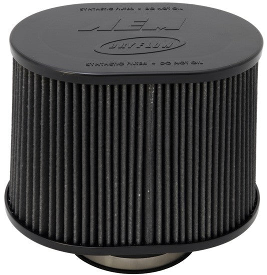 AEM Induction AEM Dryflow 5in. X 9in. Oval Straight Air Filter 21-2279BF
