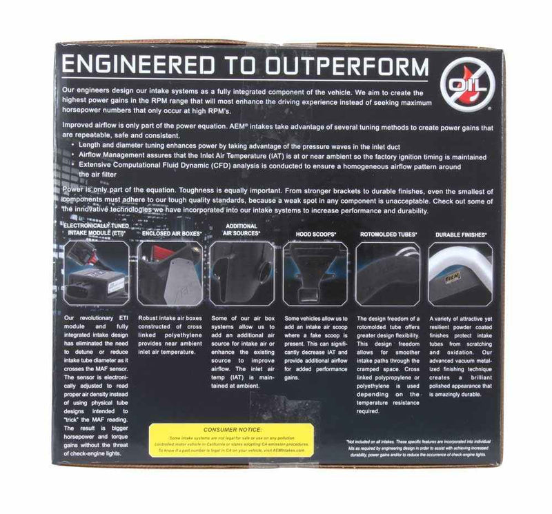 Load image into Gallery viewer, AEM Induction AEM Cold Air Intake System C.A.S. SCION TC 2.4L L4 05-06, W/BYPASS 21-569P
