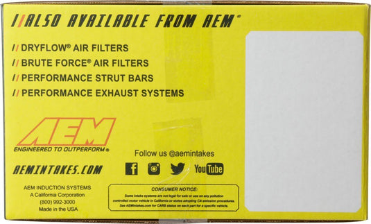 AEM Induction Short Ram Intake Sys tem AIP22-404B