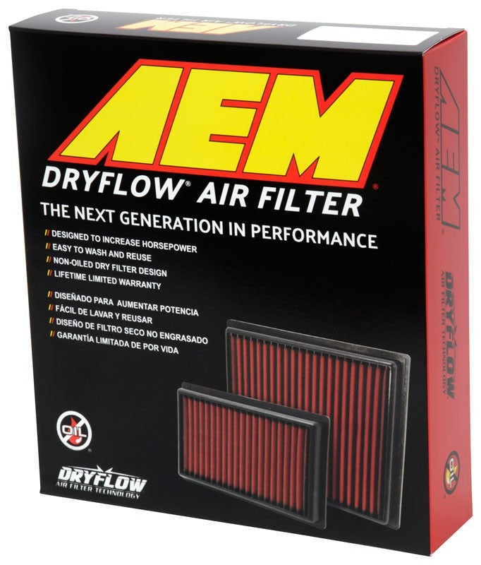 Load image into Gallery viewer, AEM Induction AEM 91-05 Chevrolet/GMC S10/S15 11.313in O/S L x 6in O/S W x 1.313in H DryFlow Air Filter 28-20042
