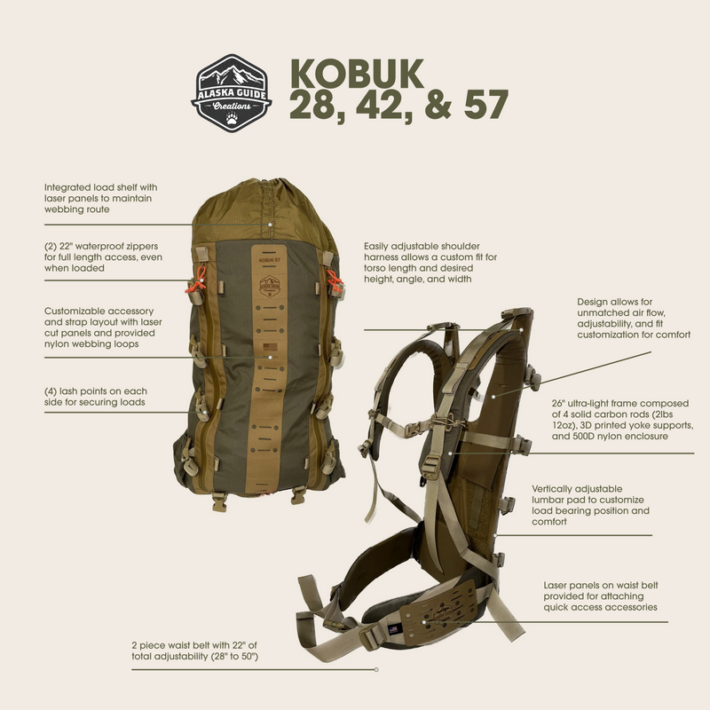 Load image into Gallery viewer, Kobuk 57 with Kobuk Frame
