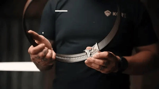 X3 BUCKLE | LEATHER GUN BELT 1.5