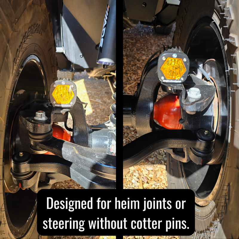Load image into Gallery viewer, Universal DIY Steerable Knuckle Light Mounts
