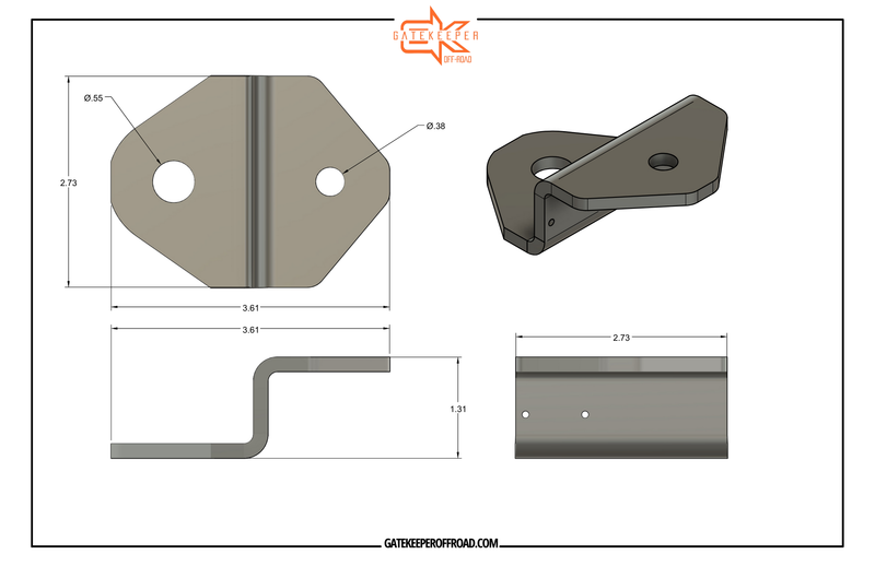Load image into Gallery viewer, Universal DIY Steerable Knuckle Light Mounts
