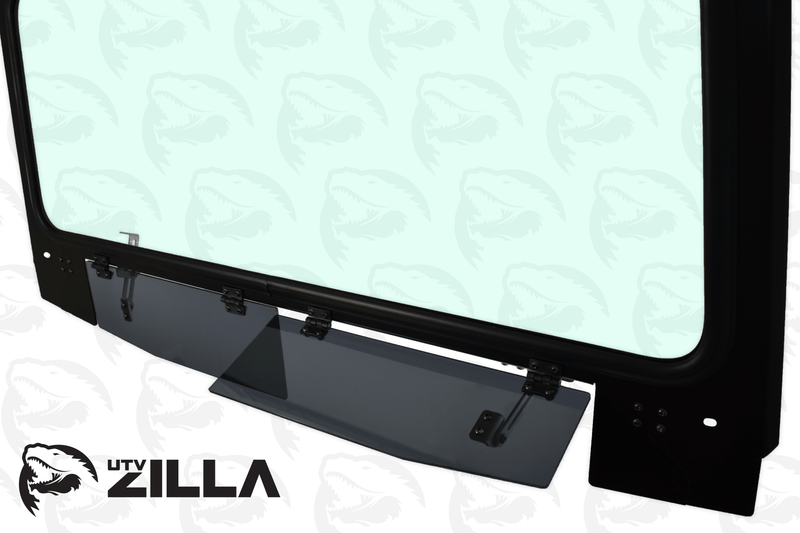 Load image into Gallery viewer, Black Vented KRX Full Glass Windshield with Wiper
