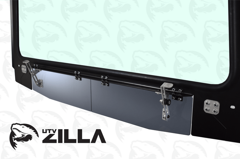 Load image into Gallery viewer, Black Vented KRX Full Glass Windshield with Wiper
