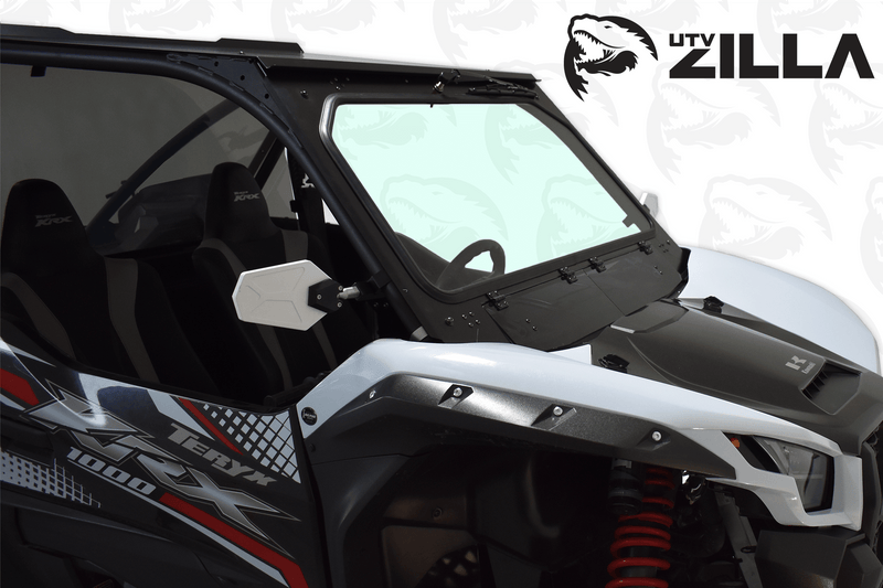 Load image into Gallery viewer, Black Vented KRX Full Glass Windshield with Wiper

