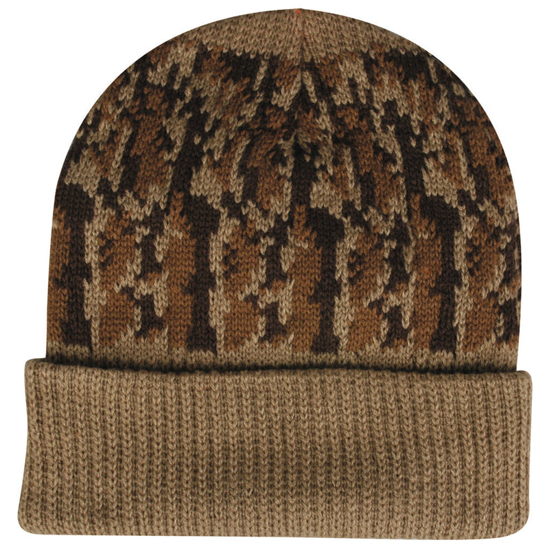 Load image into Gallery viewer, Outdoor Cap Reversible Knit Beanie Camouflage-blaze
