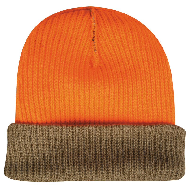 Load image into Gallery viewer, Outdoor Cap Reversible Knit Beanie Camouflage-blaze
