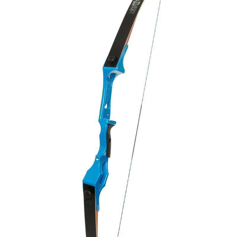 Load image into Gallery viewer, Fin Finder Bank Runner Bowfishing Recurve Blue 58 In. 35 Lbs. Rh
