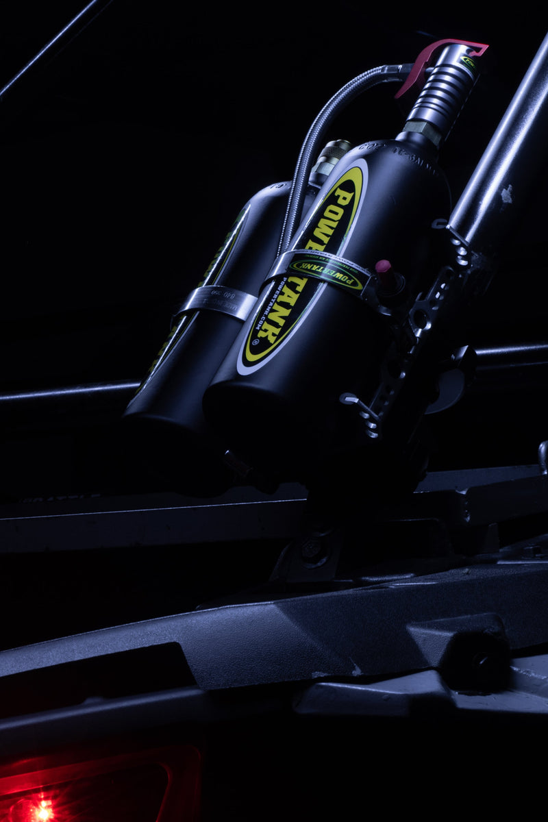 Load image into Gallery viewer, Double Barrel Bracket Power Shot™ Trigger - SXS Two Bottle CO2 Air Up System Power Tank
