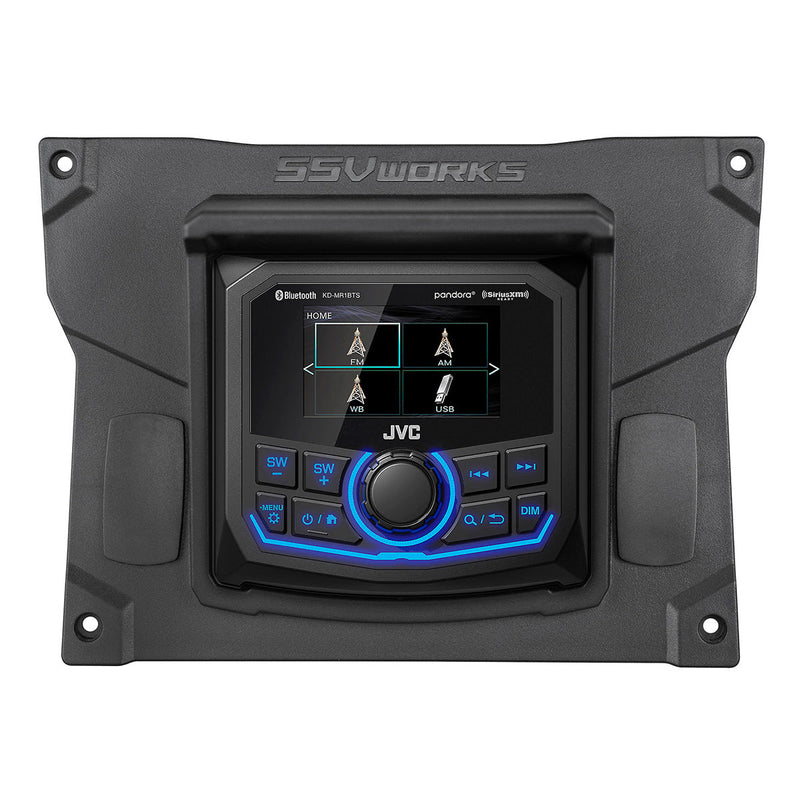 Load image into Gallery viewer, 2020-2026 Kawasaki Teryx KRX1000 Dash Mount w/JVC KD-MR305BTS Mult-Media Receiver
