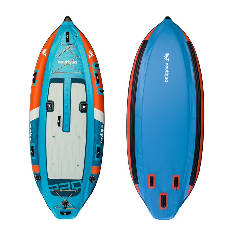 Load image into Gallery viewer, Nautiqua | CAPRI | Deluxe 3 Chamber Fishing Drop-stitch Inflatable Paddleboard | 1 Person | 330 lbs Capacity | Hand Pump &amp; Carry Bag Included
