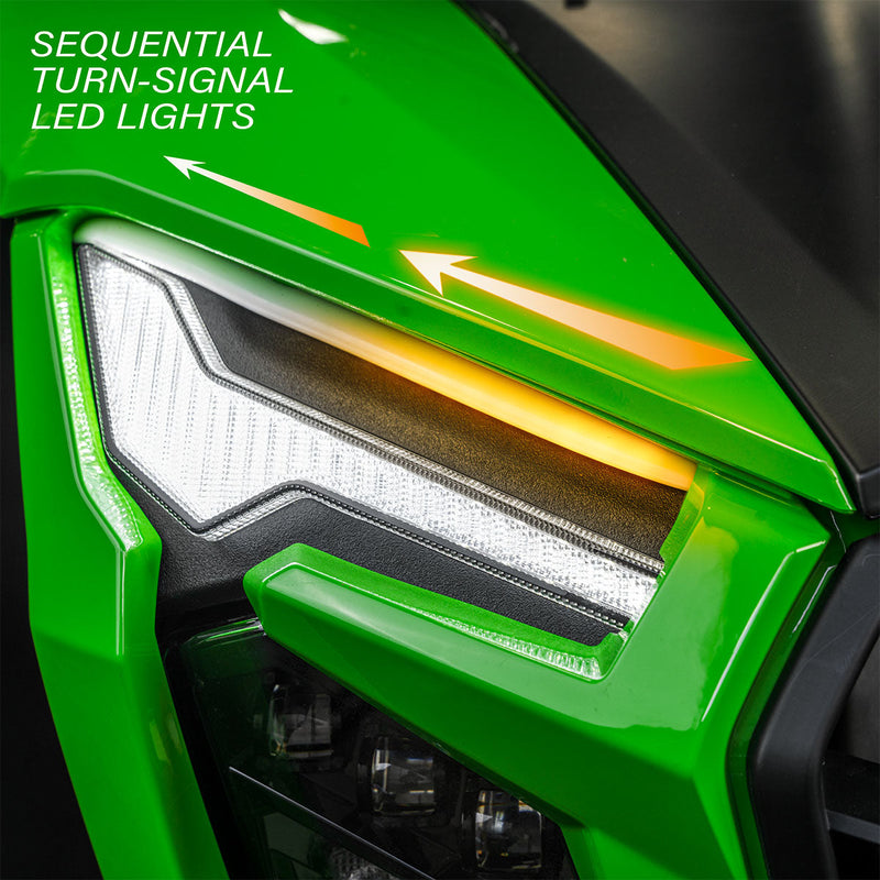Load image into Gallery viewer, Turn-Signal Plug-&amp;-Play Kit | 2026 Kawasaki® Teryx H2 | Sequential Front LED Lights w/Taillight Integration
