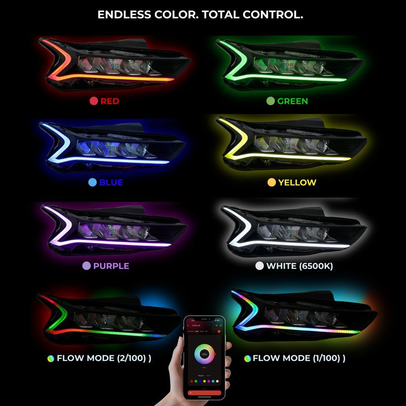 Load image into Gallery viewer, Kia K5 Multicolor Flow DRL Boards (2021-2024)
