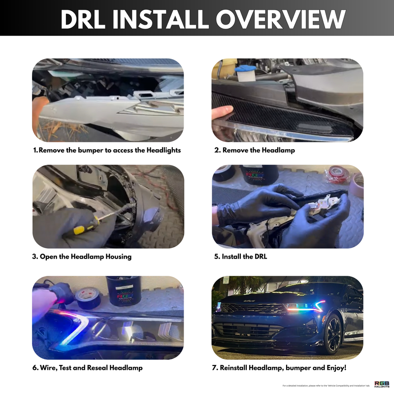 Load image into Gallery viewer, Kia K5 Multicolor Flow DRL Boards (2021-2024)
