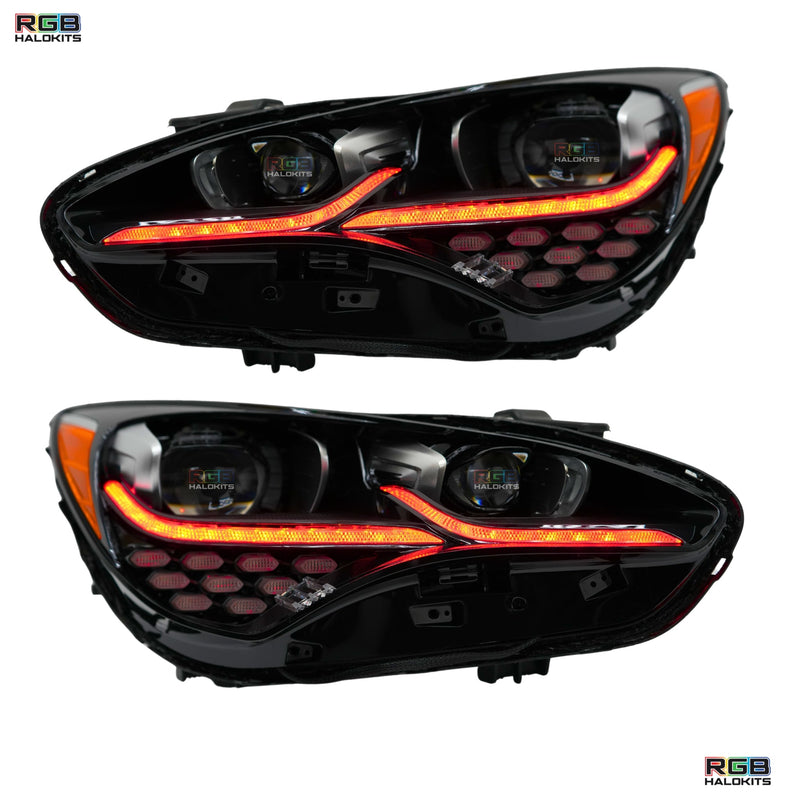 Load image into Gallery viewer, Kia Stinger Multicolor Flow Series DRL Boards (2017-2024)
