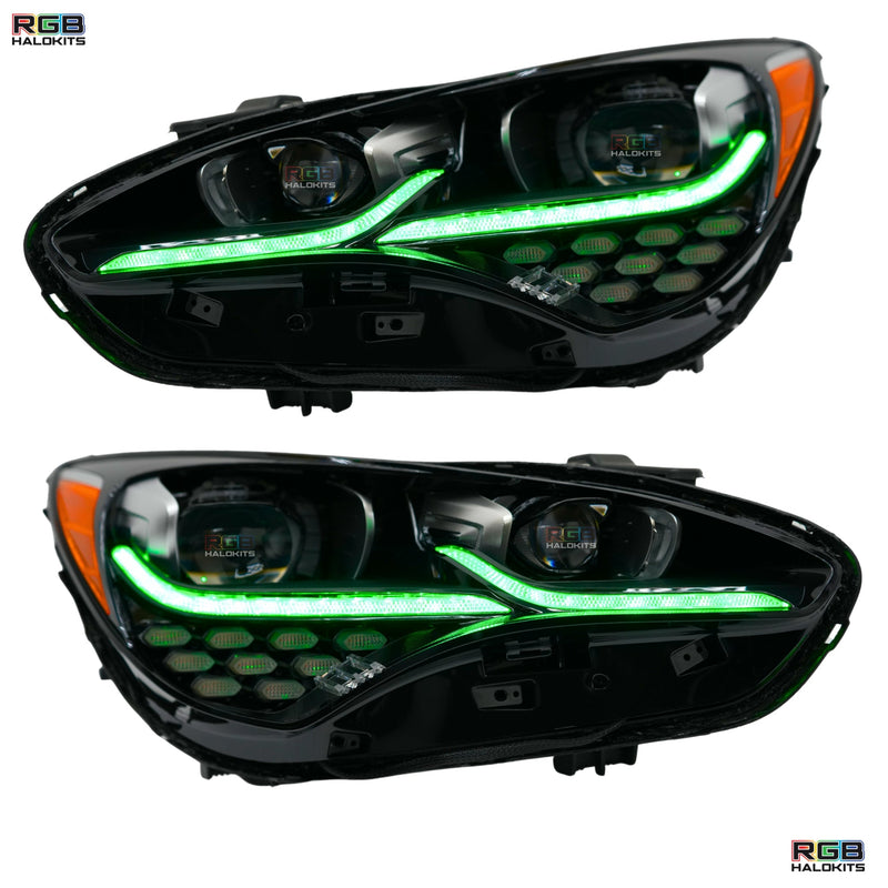 Load image into Gallery viewer, Kia Stinger Multicolor Flow Series DRL Boards (2017-2024)
