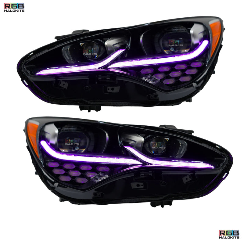 Load image into Gallery viewer, Kia Stinger Multicolor Flow Series DRL Boards (2017-2024)

