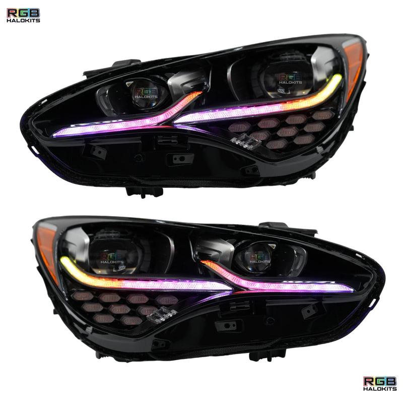 Load image into Gallery viewer, Kia Stinger Multicolor Flow Series DRL Boards (2017-2024)

