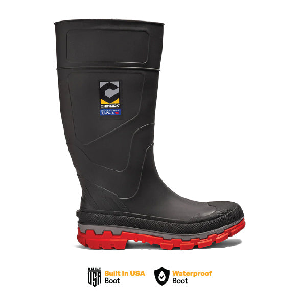 Load image into Gallery viewer, Kickaxe 15" Waterproof Rubber Boot - Grey/Orange
