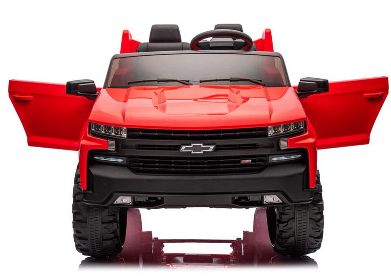 Load image into Gallery viewer, Kids Chevy Silverado 4x4 2 Seater Monster Truck Ride-On Toy with Big Wheels
