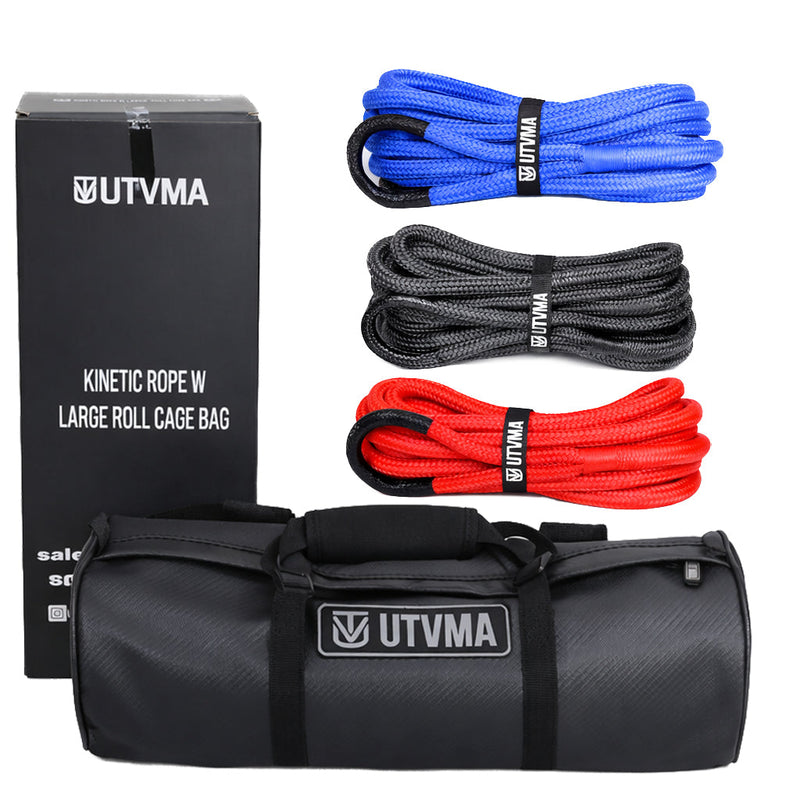 Load image into Gallery viewer, Kinetic Recovery Rope With Heavy Duty Roll Cage Bag
