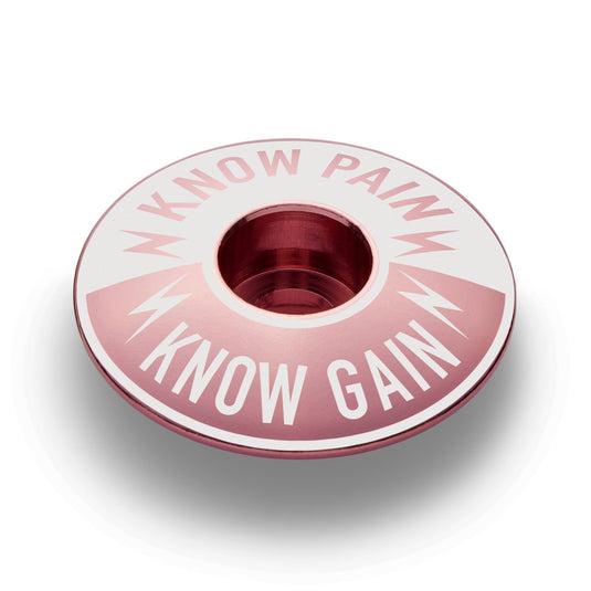 Know Pain Know Gain - Bicycle Headset Cap