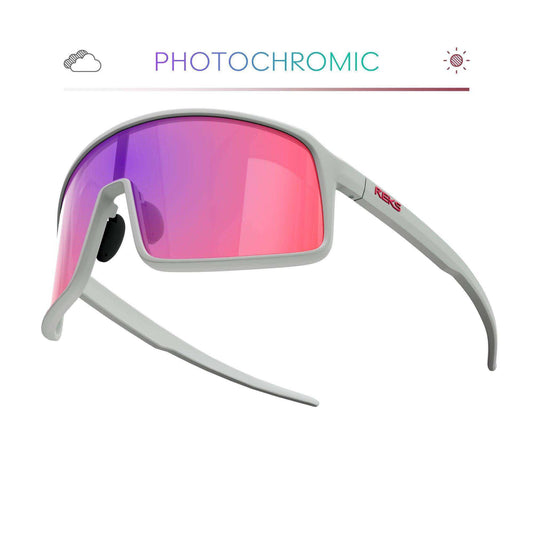 White K-Shield Kontrast Photochromic Sunglasses - Skoutley Outdoors LLC