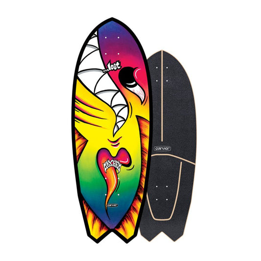 Carver Lost Rydra Surfskate Deck (V4) - 29″