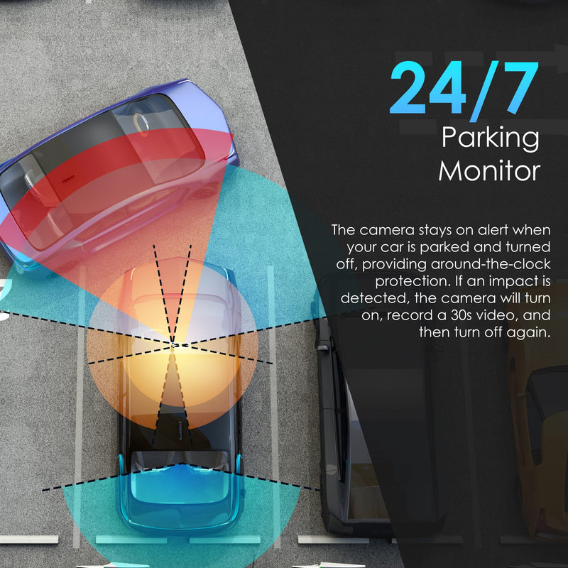 Load image into Gallery viewer, Rexing L4 Series 4-Channel Dash Cams with Ultra-Wide Angle, Wi-Fi, Night Vision, and GPS, App Control, Loop Recording, Collision Sensor
