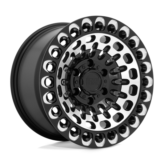 Black Rhino Hard Alloys Labyrinth Gloss Black With Machined Face & Milling