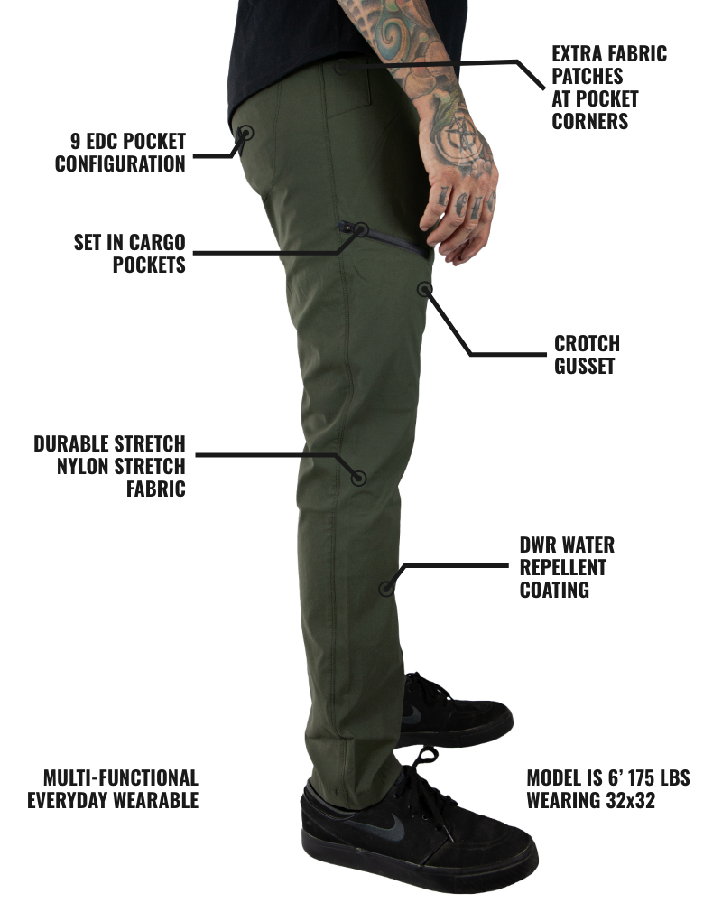 Load image into Gallery viewer, Lancer Taper Fit Pant - Dk Army
