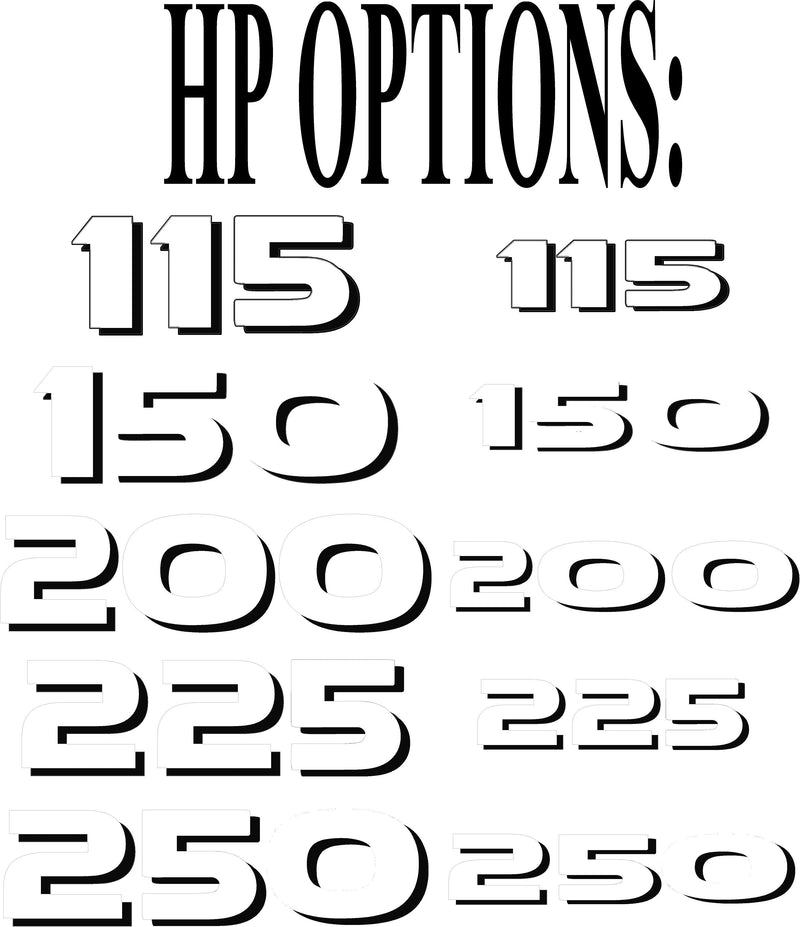 Load image into Gallery viewer, Replacement Decal Kit for Yamaha Outboard Motor (115-250HP)
