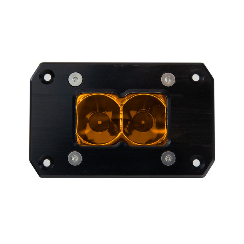 Load image into Gallery viewer, BA-2 Flush Mount Amber LED Pod Light

