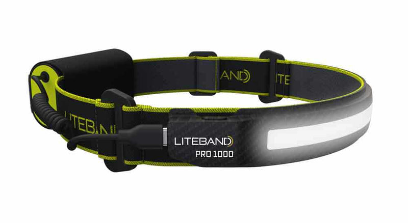 Load image into Gallery viewer, PRO 1000 Lumen LED Wide Beam Rechargeable Headlamp
