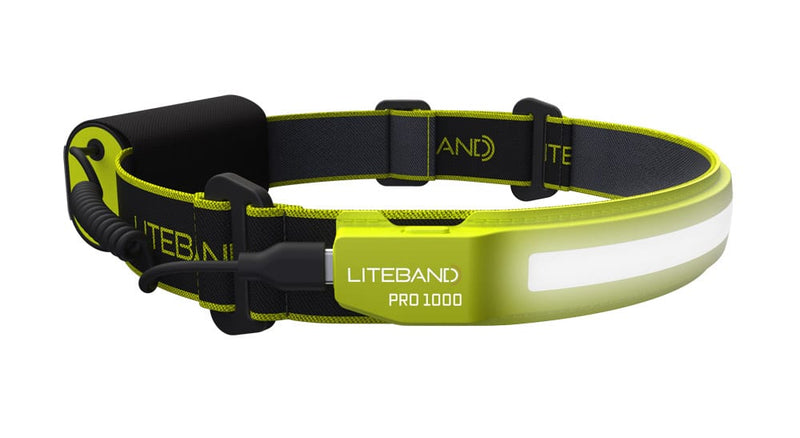 Load image into Gallery viewer, PRO 1000 Lumen LED Wide Beam Rechargeable Headlamp
