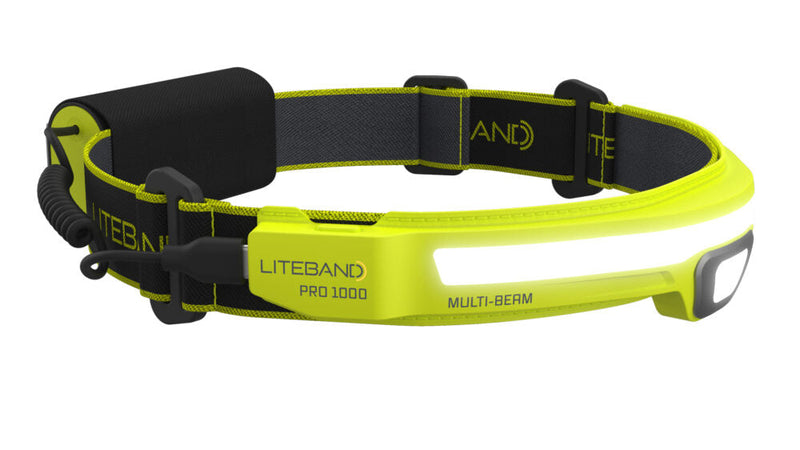 Load image into Gallery viewer, PRO 1000 Lumen LED Multi-Beam Rechargeable Headlamp
