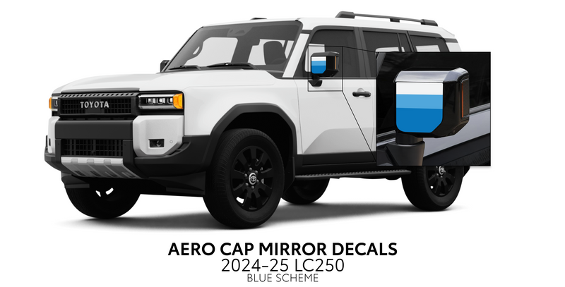 Load image into Gallery viewer, 2024+ Land Cruiser 250 Aero Cap Mirror Decals
