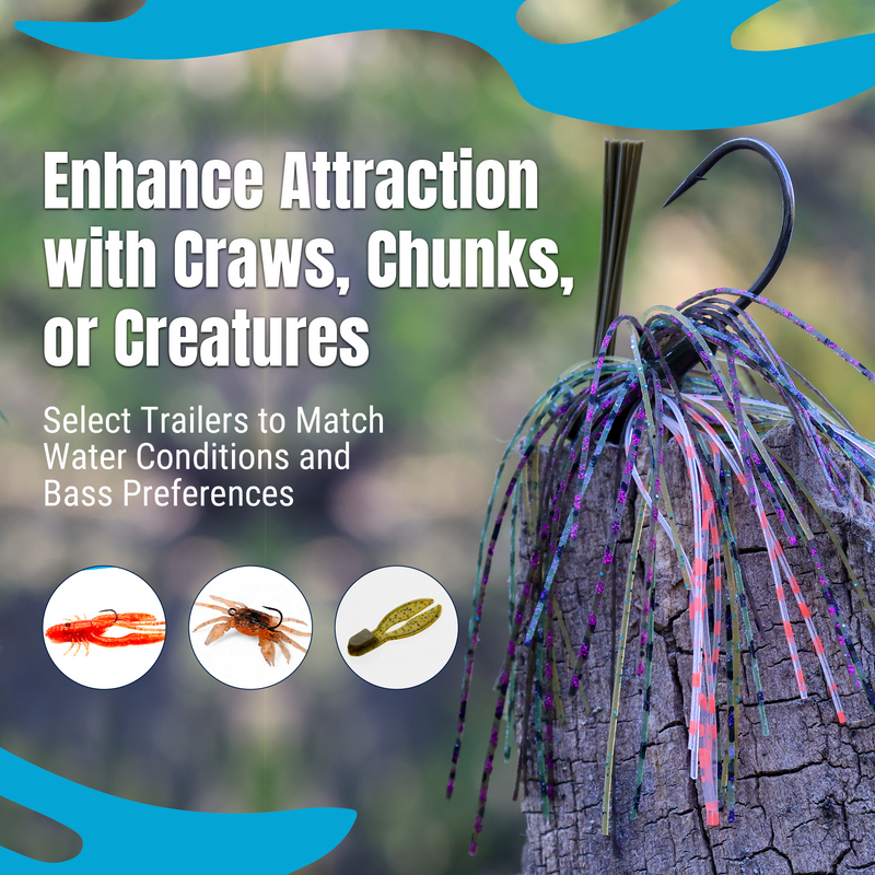 Load image into Gallery viewer, Reaction Tackle Lead Flipping Jigs- 3-PACK
