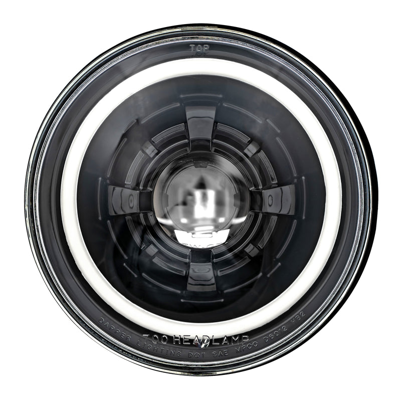 Load image into Gallery viewer, Black LED Seven with HDR Switchback Halo
