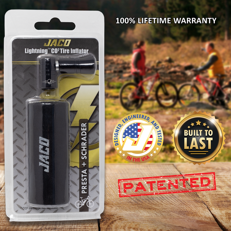 Load image into Gallery viewer, Lightning™ CO2 Inflator for Bike Tires (Presta + Schrader) (CO2 Cartridge Not Included)
