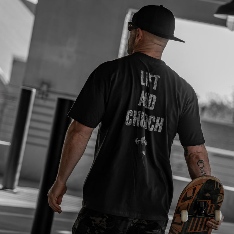Load image into Gallery viewer, Lift And Church Men's T-Shirt
