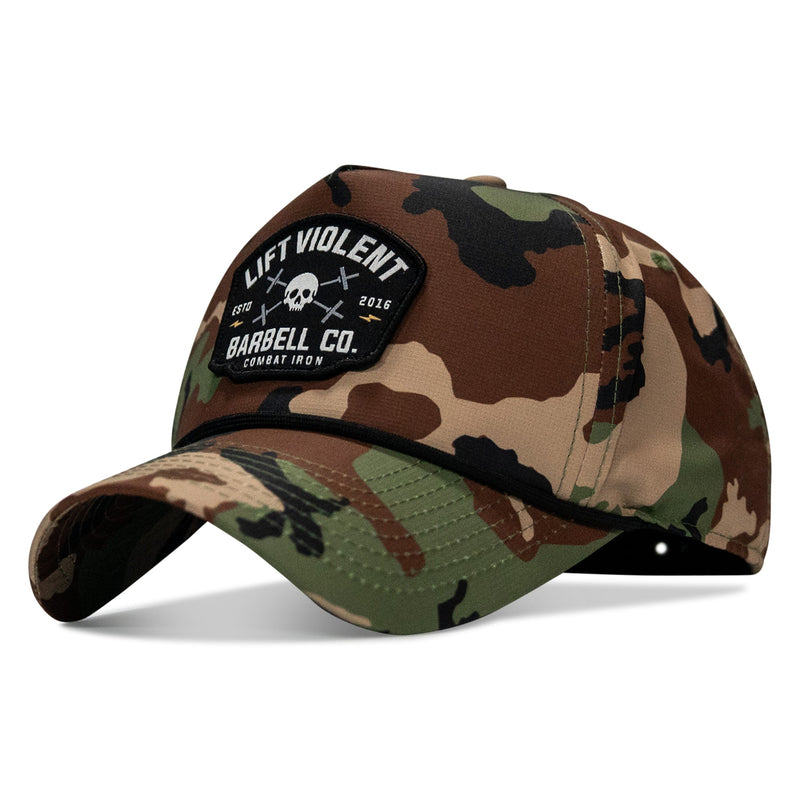 Load image into Gallery viewer, Lift Violent Barbell Co Patch Weekender Snapback
