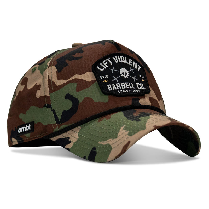 Load image into Gallery viewer, Lift Violent Barbell Co Patch Weekender Snapback
