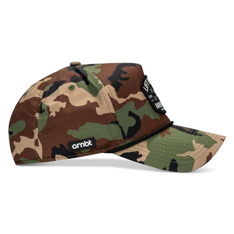 Load image into Gallery viewer, Lift Violent Barbell Co Patch Weekender Snapback
