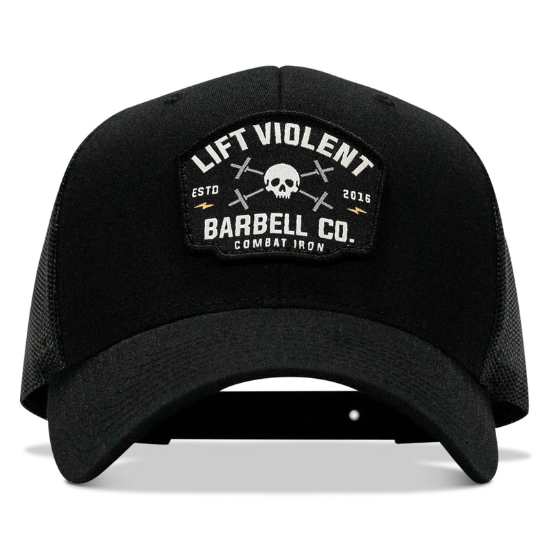 Load image into Gallery viewer, Lift Violent Barbell Co Patch Snapback Hat
