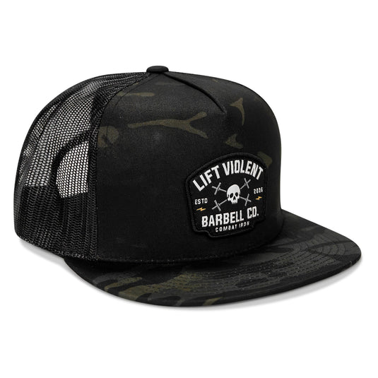 Lift Violent Barbell Co Patch Flatbill Snapback Hat