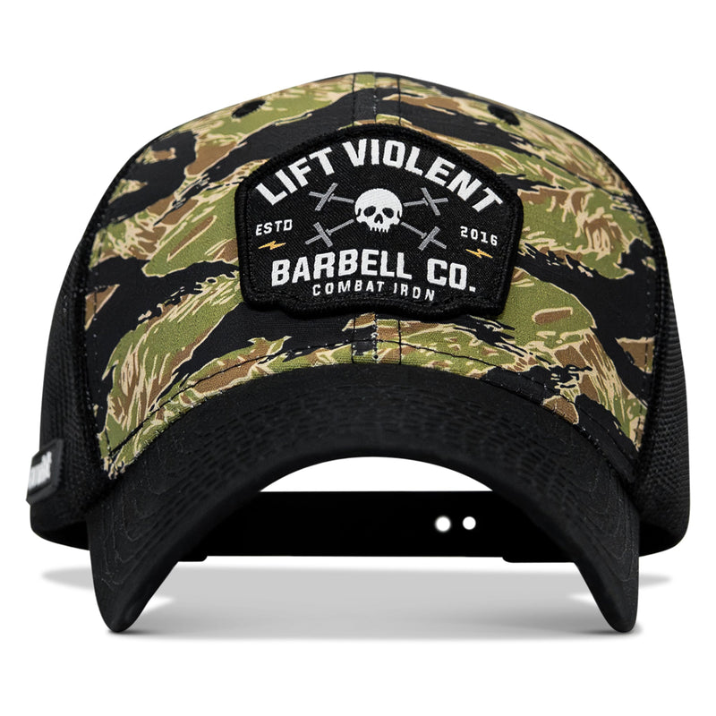 Load image into Gallery viewer, Lift Violent Barbell Co Patch Original Ripstop Snapback Hat

